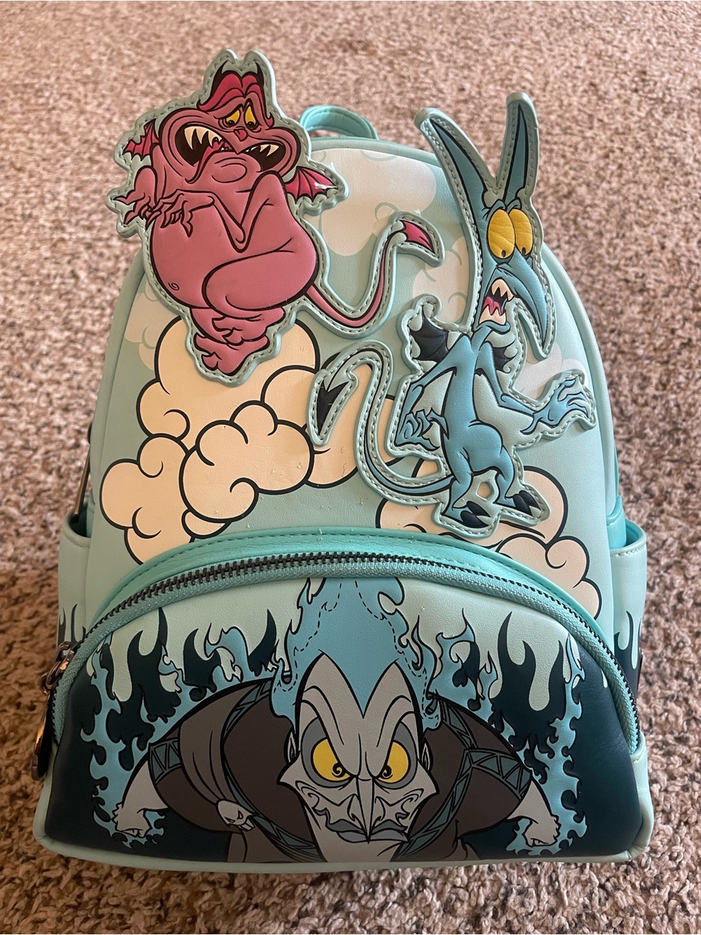 Loungefly Hades Pain & Panic Mini Backpack HTF
